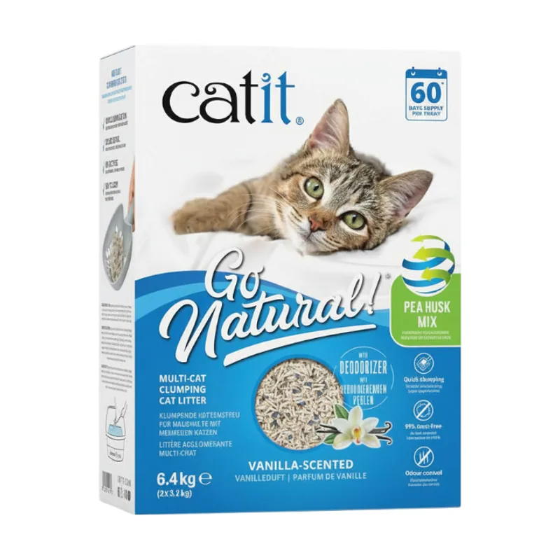 Catit Go Natura! Arena Aglomerante Vainilla para gatos