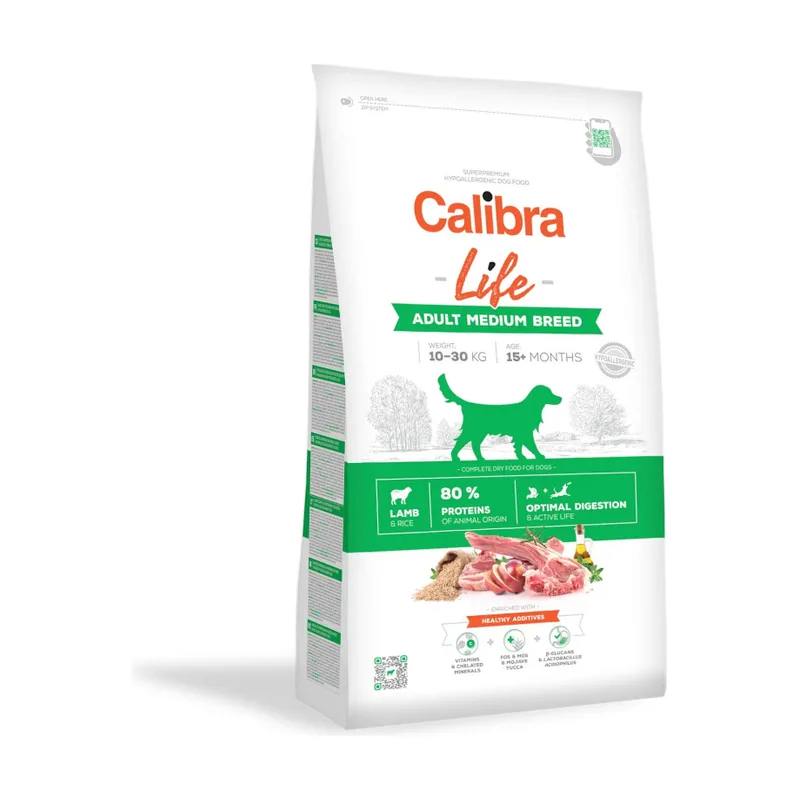 Calibra 12 kg Life Adult Medium Pienso Cordero