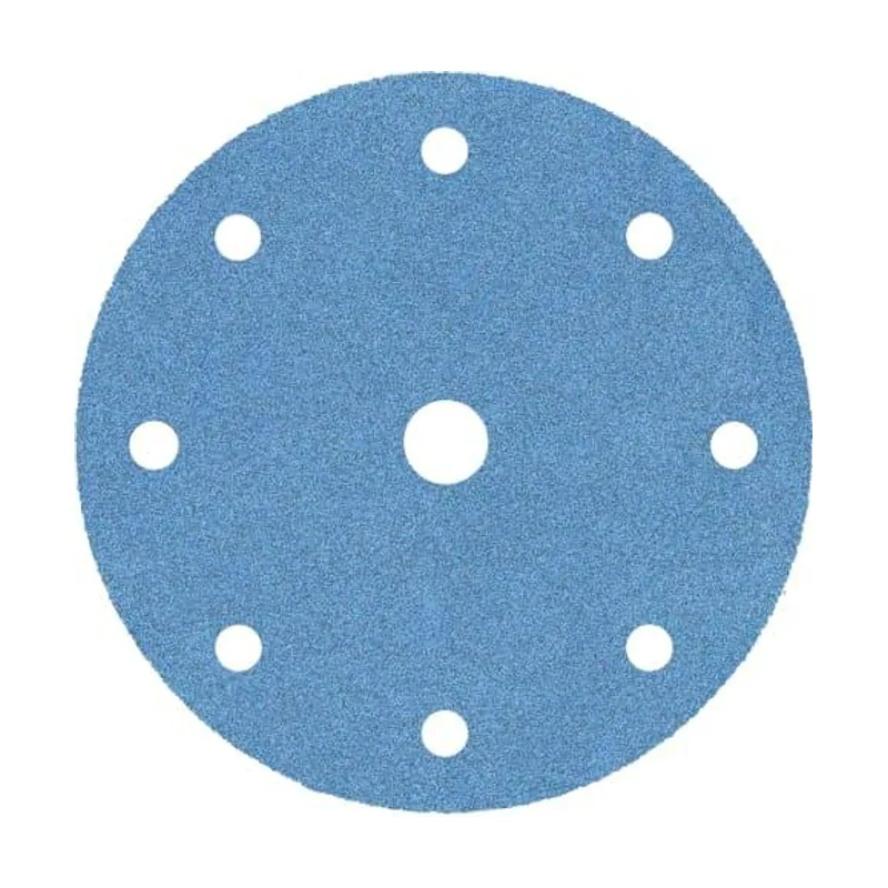 Krążek ścierny samoprzyczepny 125mm ps36ck gr.220 50szt. z otworami gls3 twarde drewno/tworzywa sztuczne