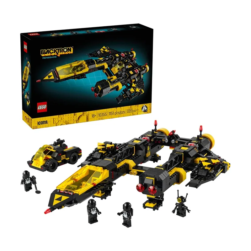 Icons Blacktron Renegade Kit de construcción 10355