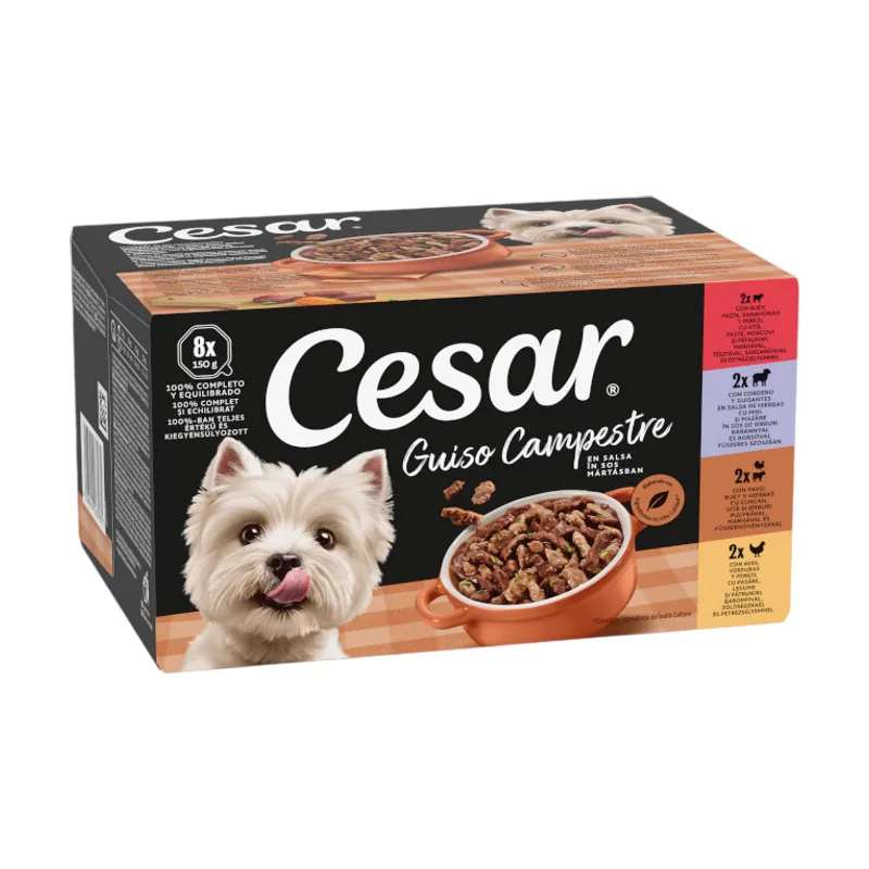 Cesar 8 tarrinas x 150 g Receta campesina tarrina en Salsa