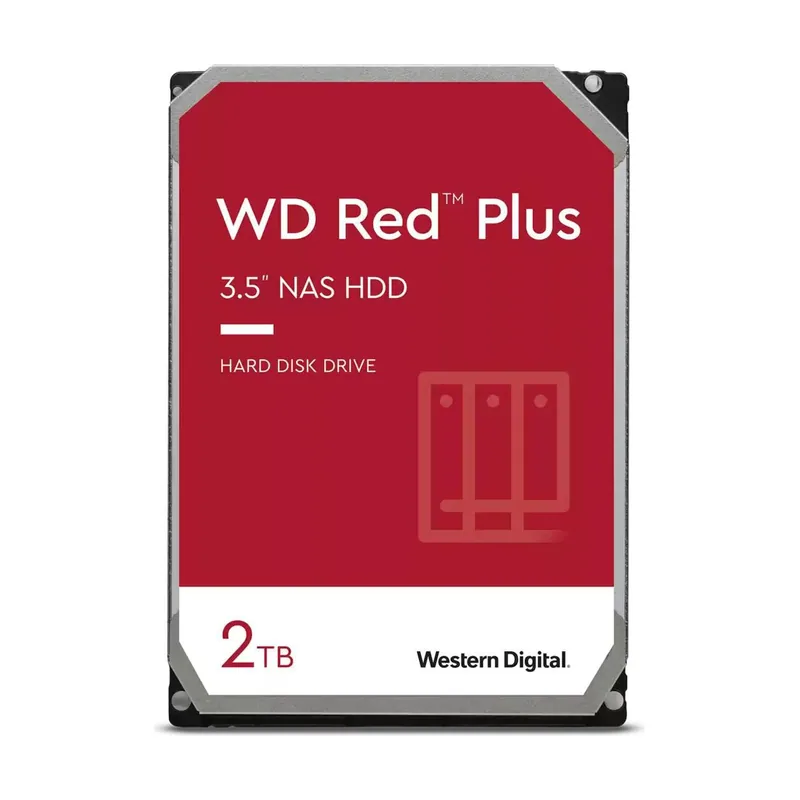 WD Red Plus 2TB NAS Disco Duro Interno 3,5"