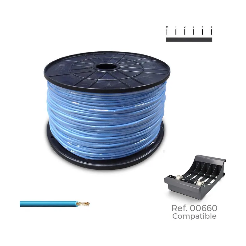 Cable Eléctrico Manguera h07z1-k Azul 1,5 mm 500 m