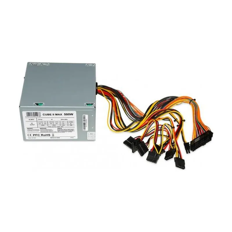 Ibox CUBE II de fuente de alimentación 500 W 20+4 pin ATX