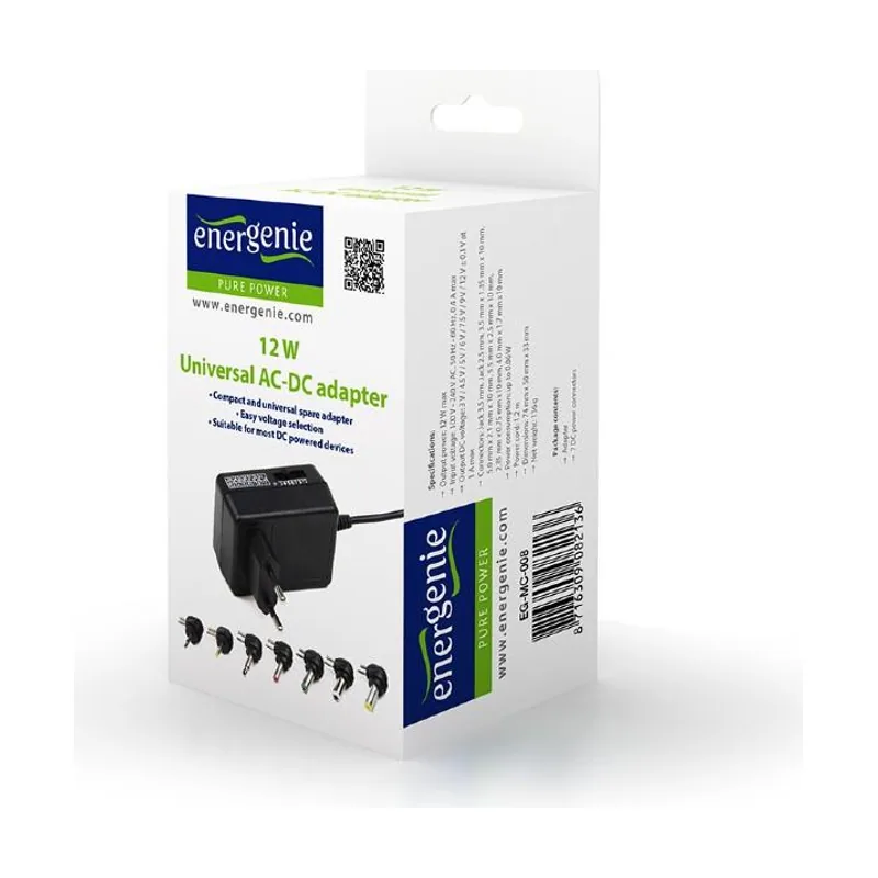 EG-MC-008 adaptador e inversor de corriente Interior 12 W