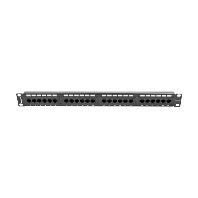 Patch Panel PPU5-1024-B 24 Puertos CATEGORIA 5E 19 1U