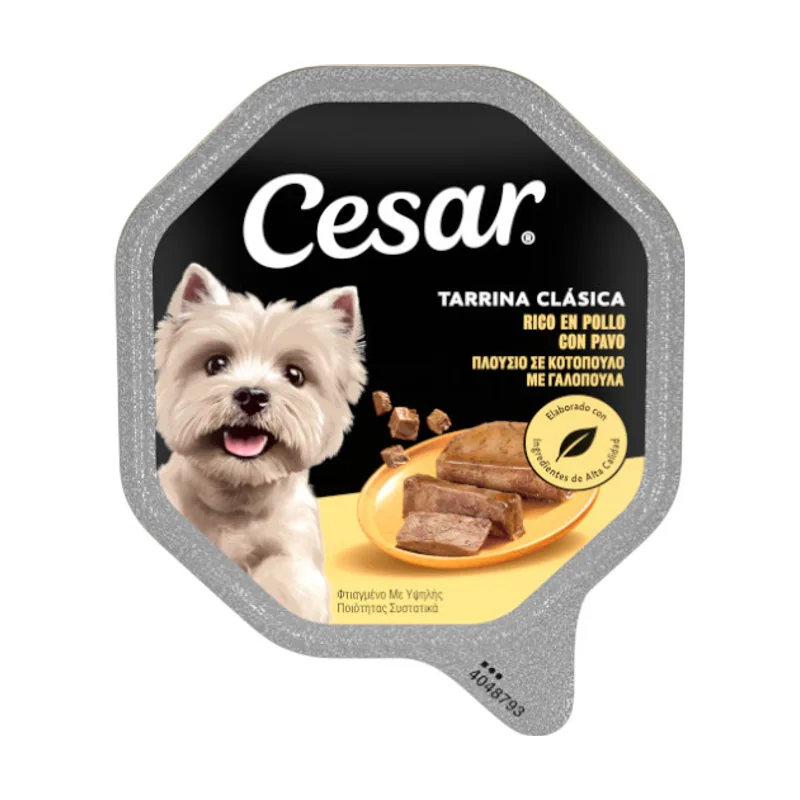 Cesar 300 g Pollo e Hígado Tarrina en Paté