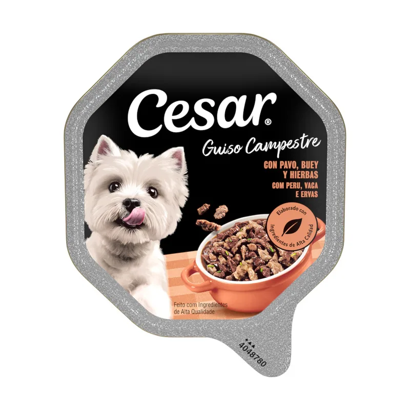 Cesar 150 g Guiso Campestre Pavo y Buey tarrina