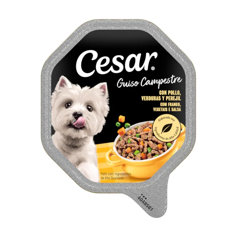 Cesar 150 g Guiso Campestre Pollo y Verduras tarrina