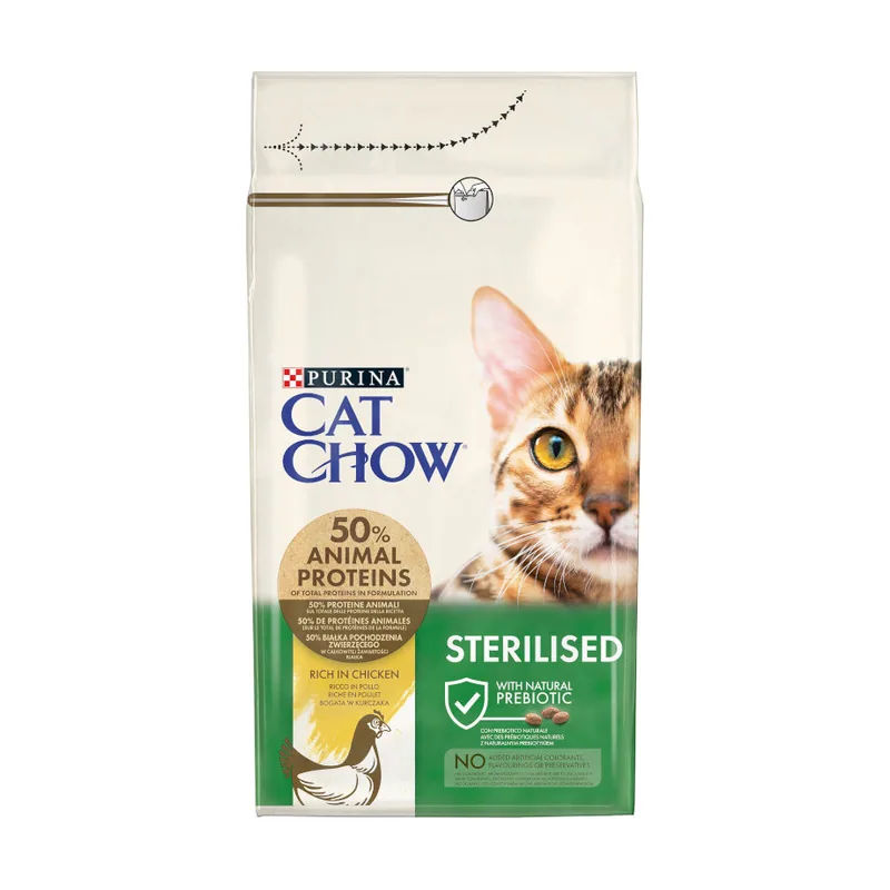 Cat 1.5 kg Chow Sterilized Pollo Pienso