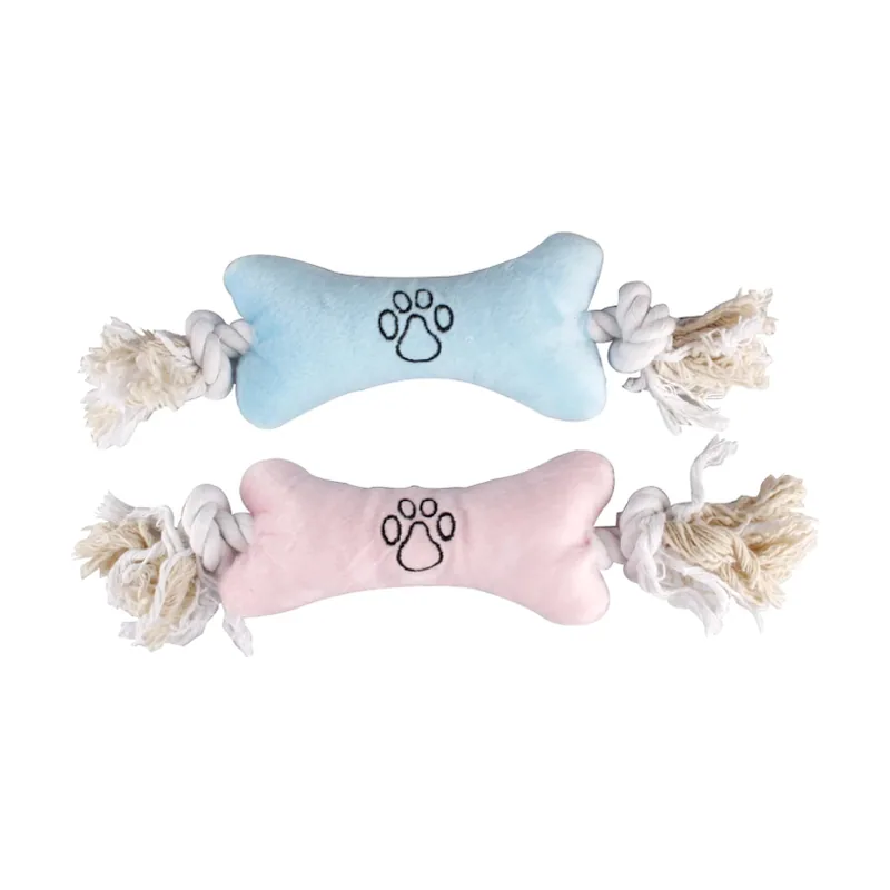 Flamingo Hueso con cuerdas para cachorros