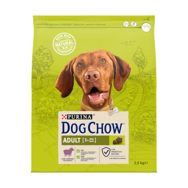 Dog Chow 2.5 kg Adult Cordero pienso