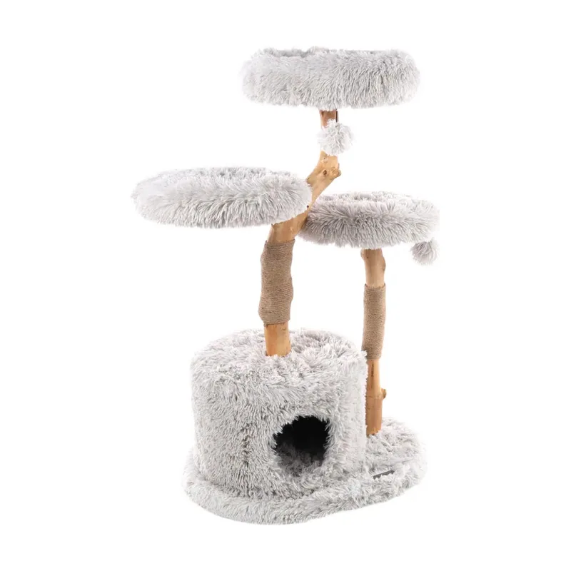 Flamingo Hina Árbol Rascador con 3 pisos para gatos