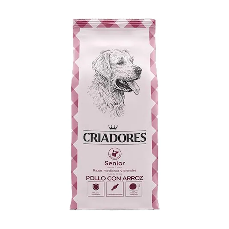 Criadores 3 kg Senior Pollo y Arroz pienso