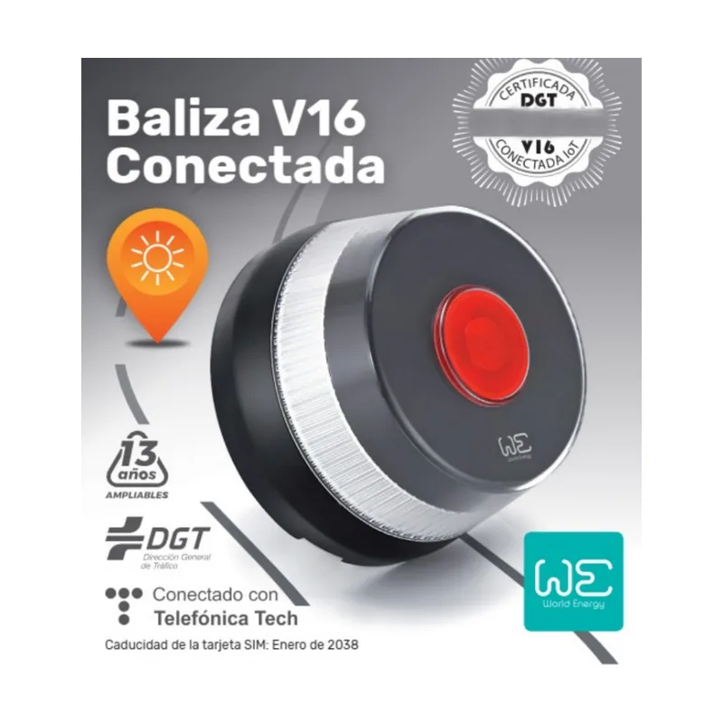 World Energy Webz001 Baliza V16 Certificada Dgt
