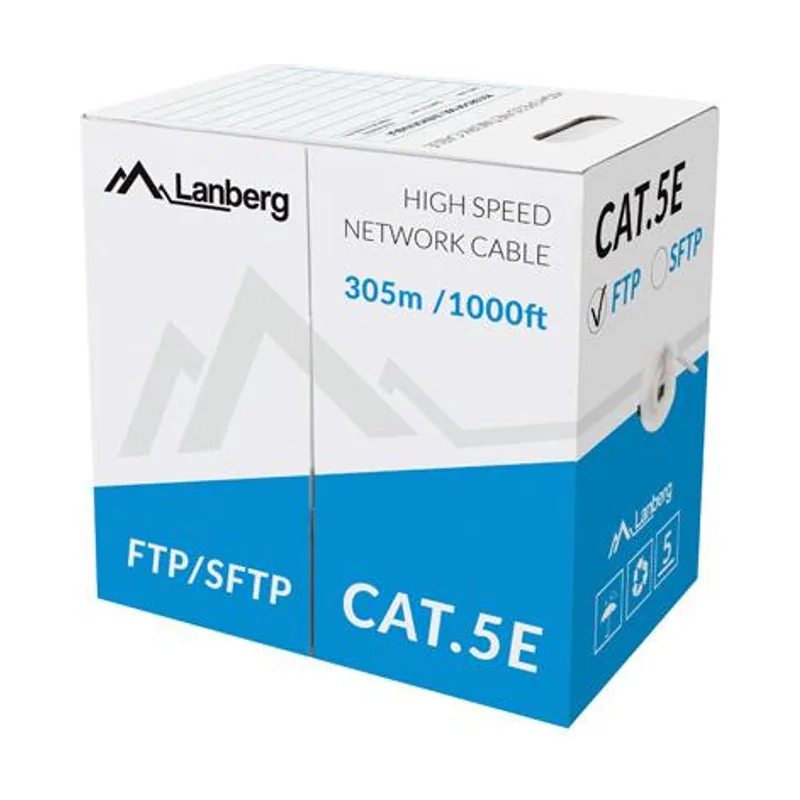 Bobina 100Mb/S Ftp Rj45 Solido Cca Awg24