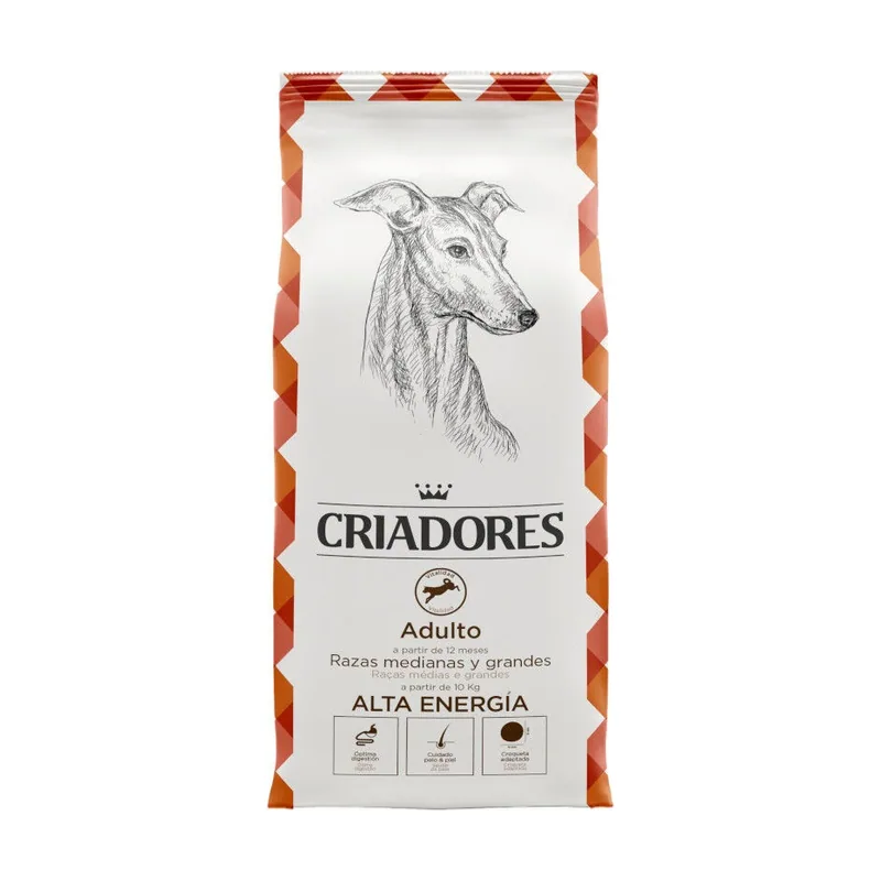Criadores 15 kg Adulto Alta Energía pienso