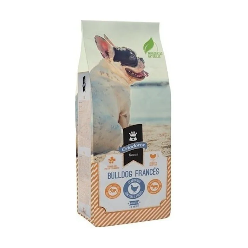 Criadores 3 kg Bulldog Francés Pollo pienso