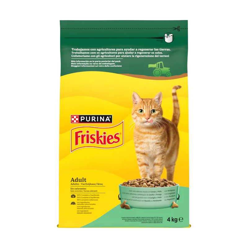 Friskies 4 kg Conejo y Pollo pienso