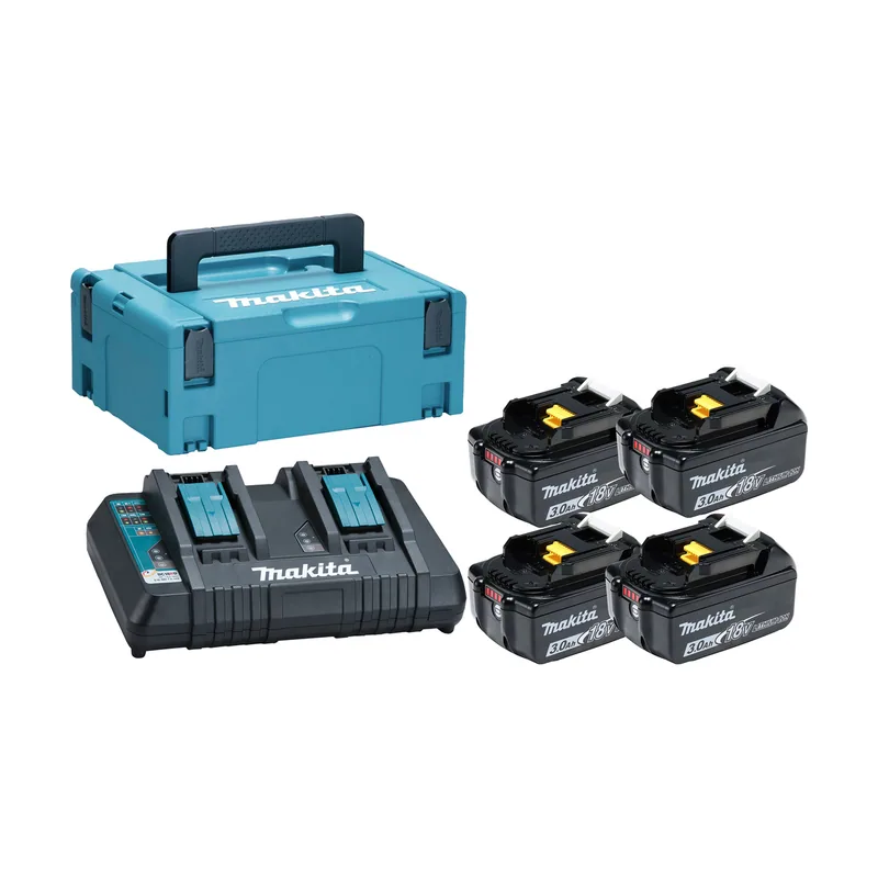 Makita 197970-3 cargador y batería cargable Juego de cargador y baterías