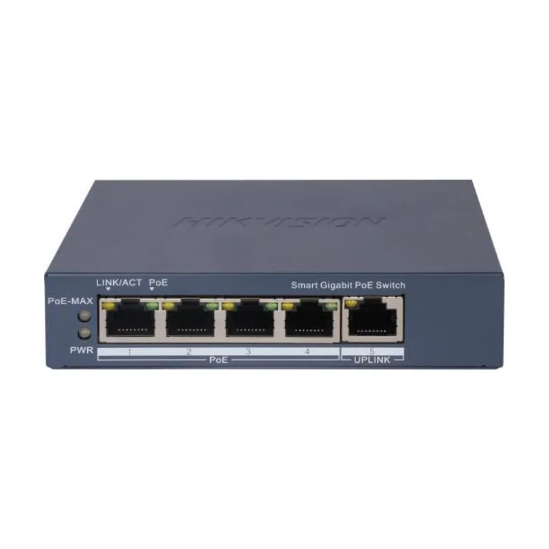 Switch PoE Inteligente de 5 Puertos DS-3E1505P-EI/M