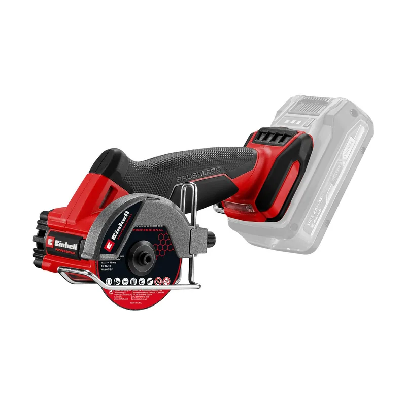 Einhell Professional Amoladora de corte a batería TP-CO 18/76-C Li BL-Solo