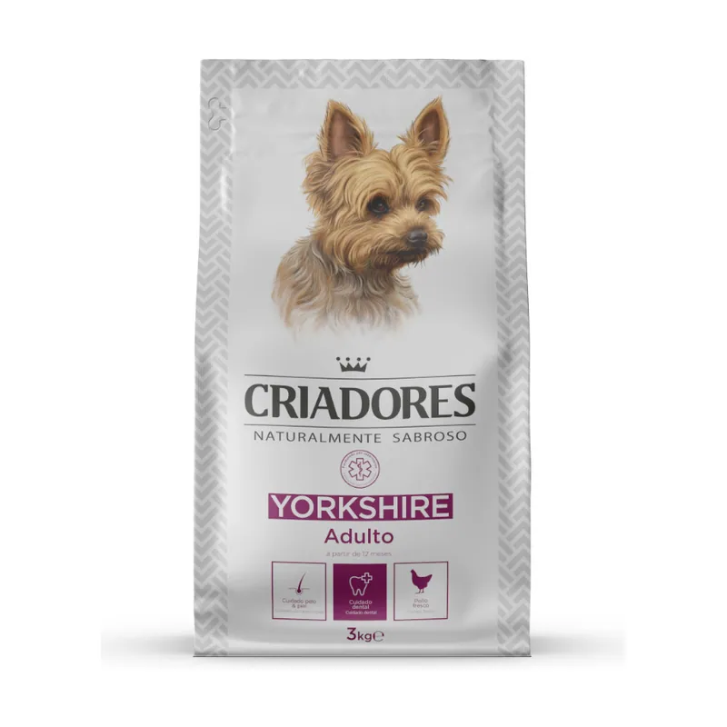 Criadores 3 kg Yorkshire Terrier pienso