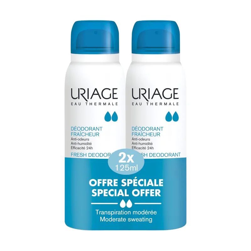 Uriage Desodorante Frescor 2x125 ml