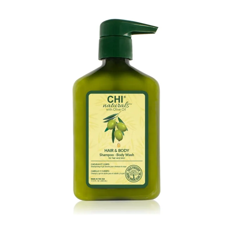 Olive Organics Hair & Body Shampoo Body Wash For Hair Skin 340ml
