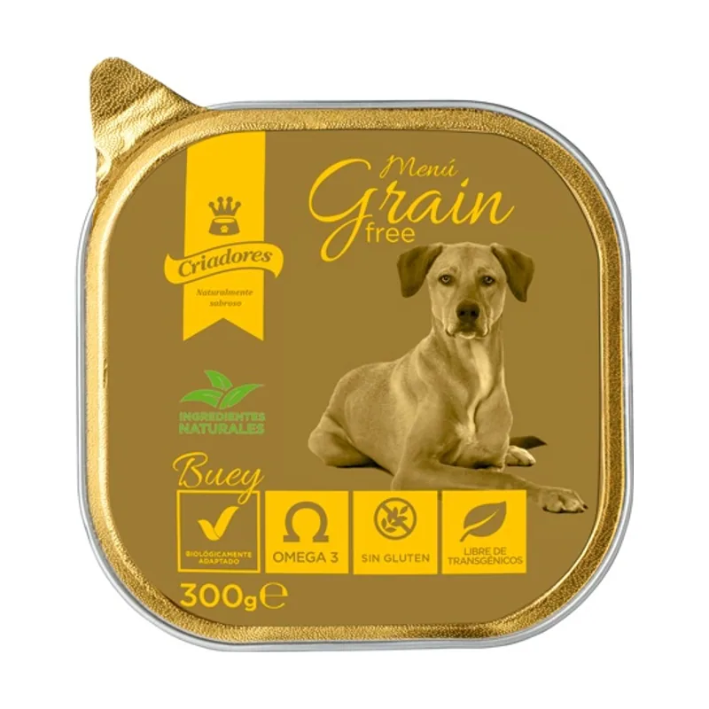 Criadores 300 g Menú Grain Free Buey tarrina