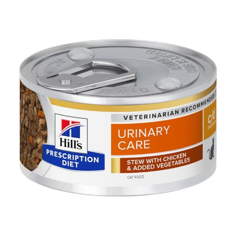 Hill's 82 g Prescription Diet c/d Urinary Care Pollo lata para gatos
