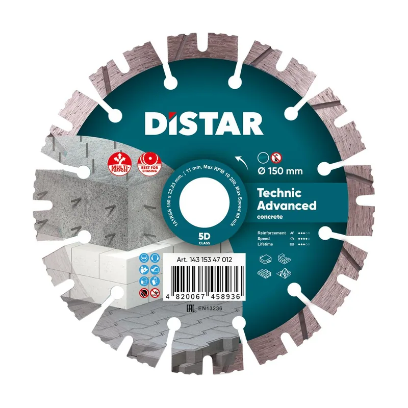 Distar Technic Advanced 150 x 2,3/1,5 x 11 x 22,23-12