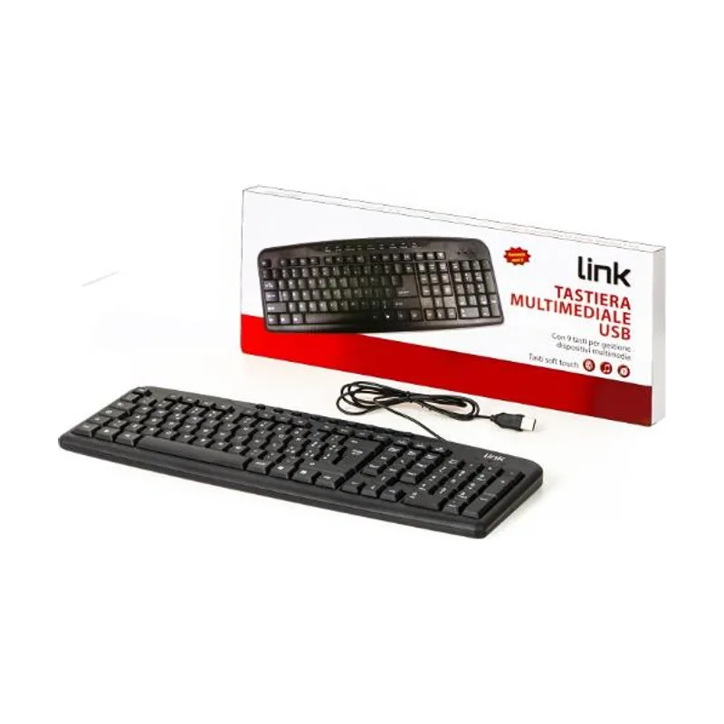 LINK Teclados Marca Modelo TASTIERA Multimedia USB