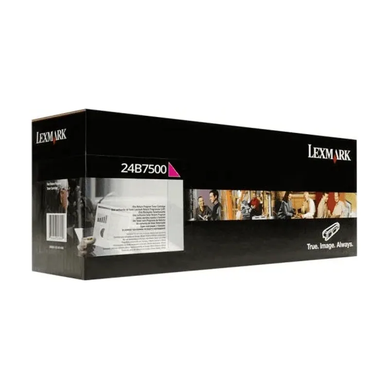 Lexmark 24b7500 magenta cartucho de toner
