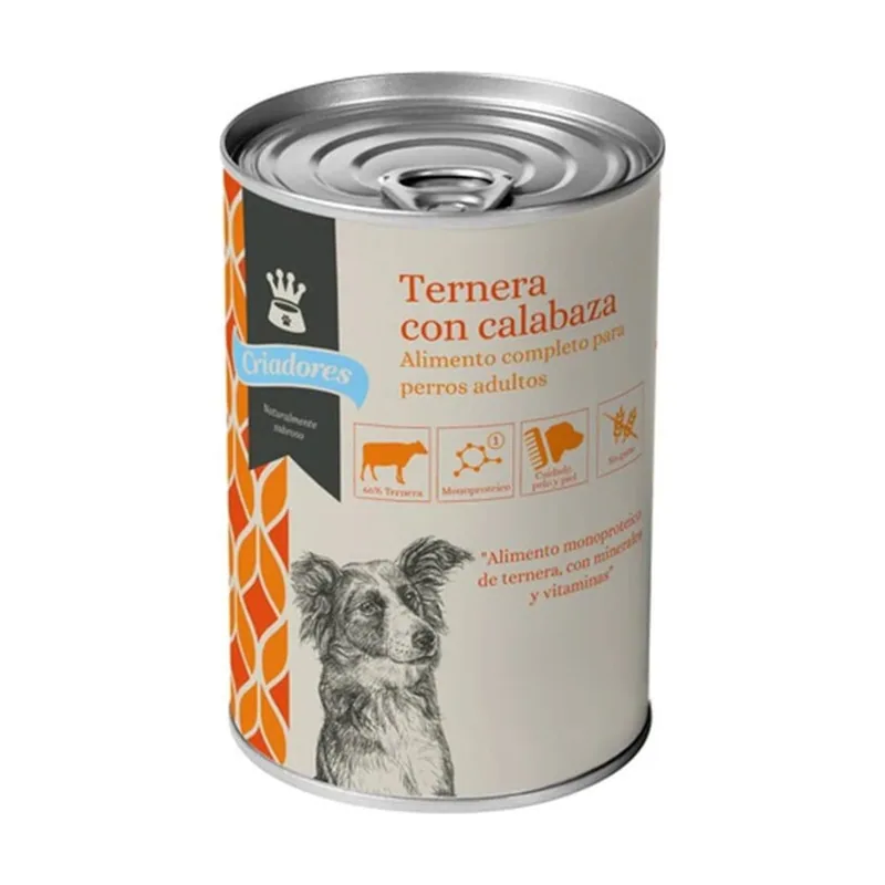 Criadores 200 g Adulto Ternera y Calabaza lata