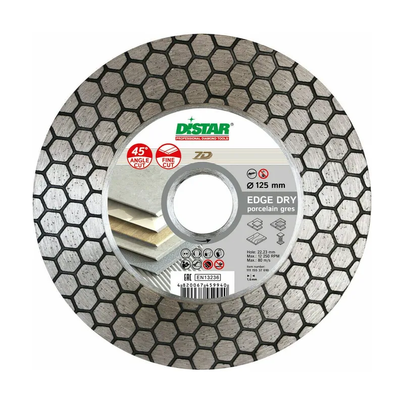 Disco de corte de diamante 1A1R EDGE DRY
