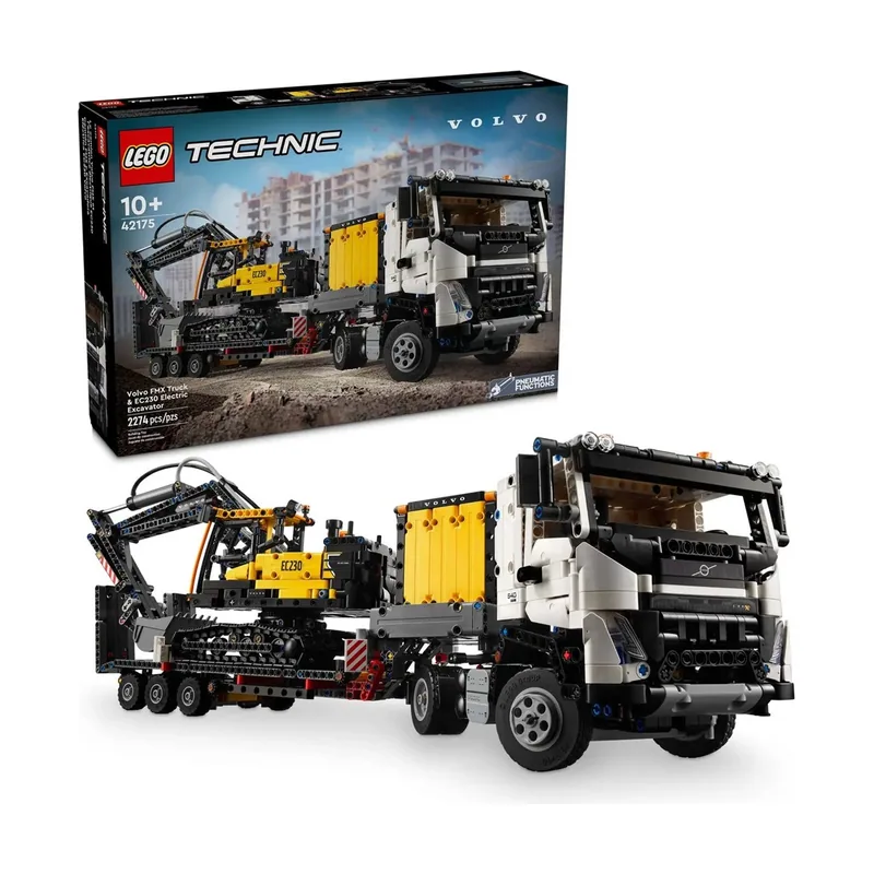 Technic Camión FMX y Excavadora Eléctrica EC230 Volvo 42175