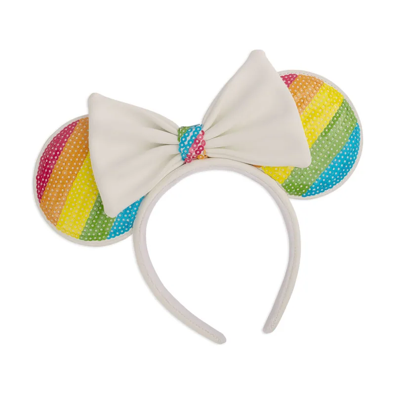 X Disney Minnie Mouse Rainbow Lentejuelas Orejas