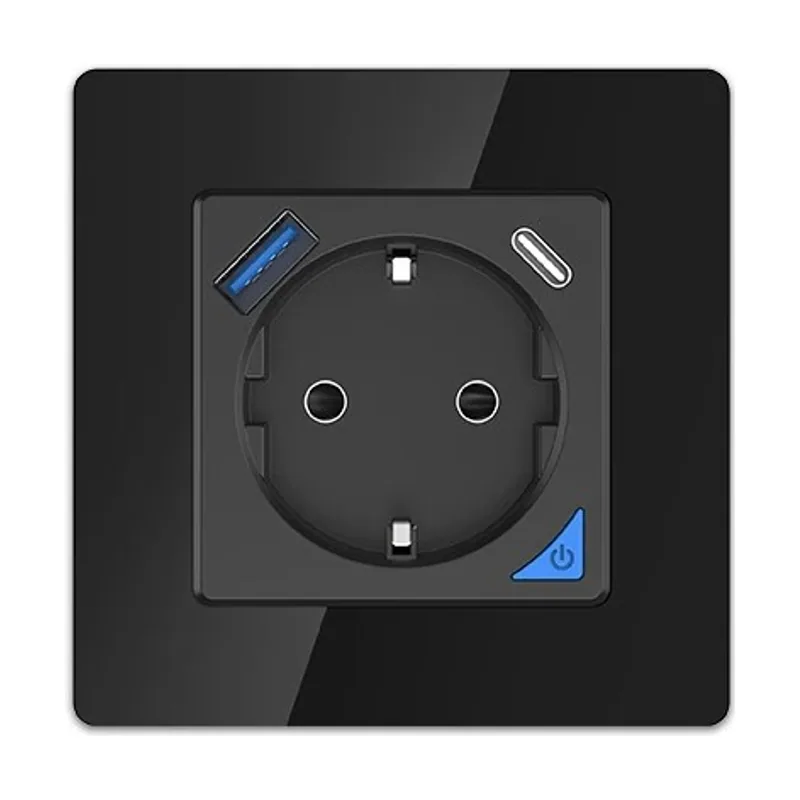 Extralink Enchufe USB de 230 V con 1 USB A y 1 USB C