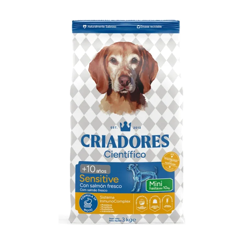 Criadores 3 kg Científico Senior Sensitive Mini Pienso Salmón