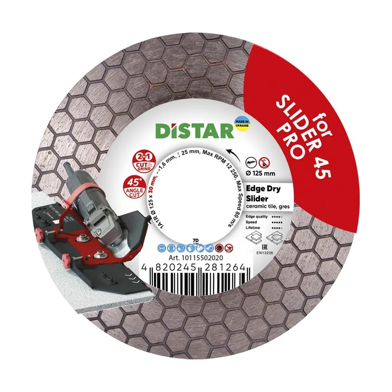 Modelo Edge Dry Slider 125 x 1,6 x 25 x 30