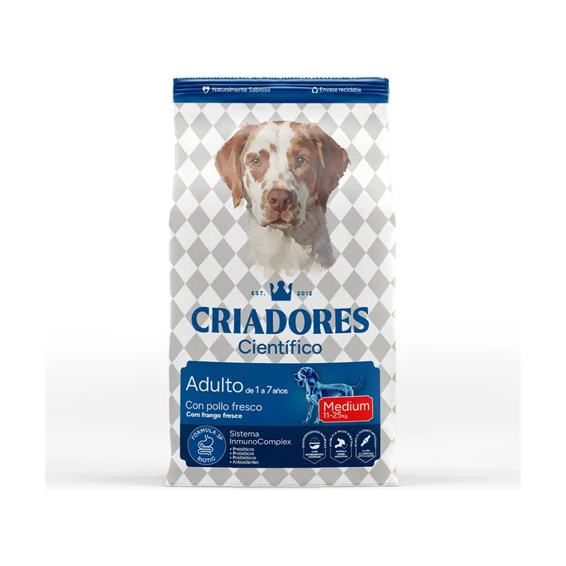 Criadores 12 kg Científico Adulto Medium Pienso Pollo
