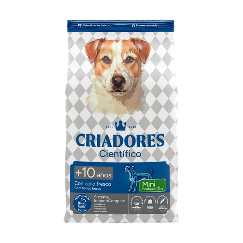 Criadores 3 kg Científico Senior Pienso