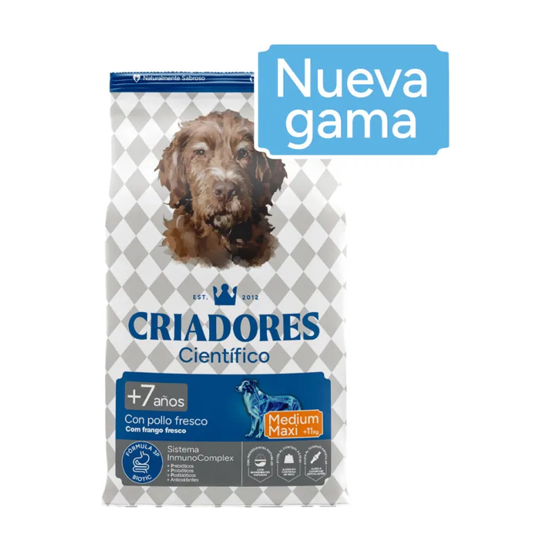 Criadores 2 x 3 kg Científico Senior Pienso