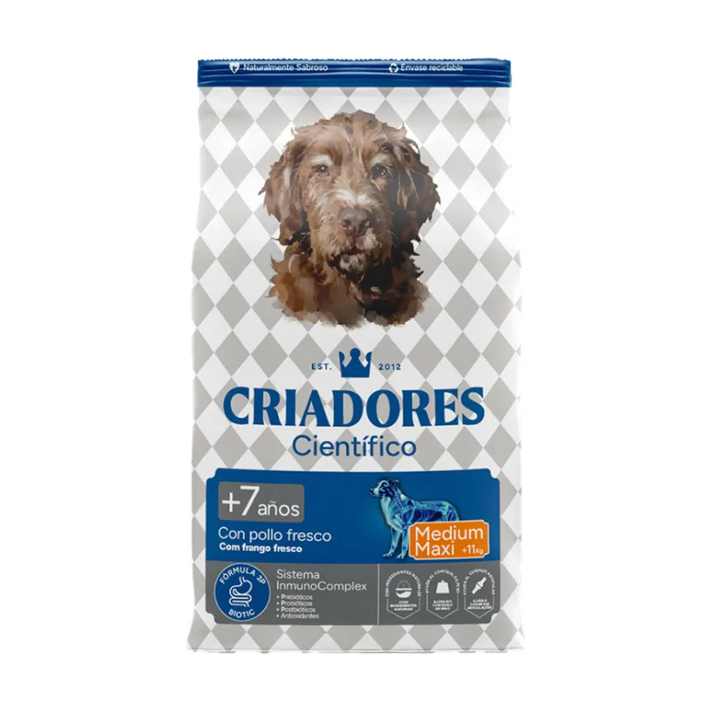 Criadores 12 kg Científico Senior Pienso