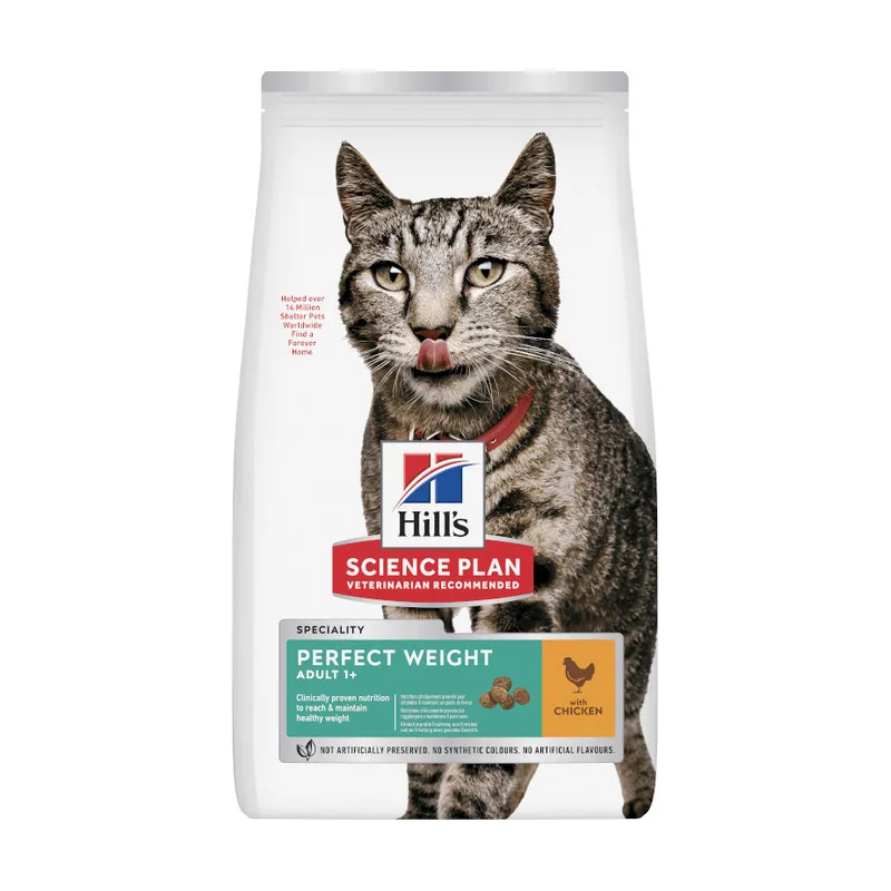 Hill's 7 kg Science Plan Perfect Weight Adult pollo pienso