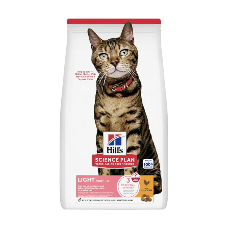 Hill's 7 kg Science Plan Light Adult Pollo pienso