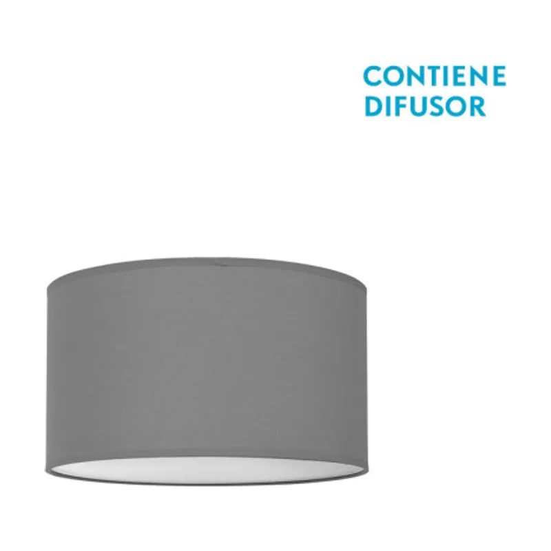 Plafon Nicole Gris 2xe27 14x30d