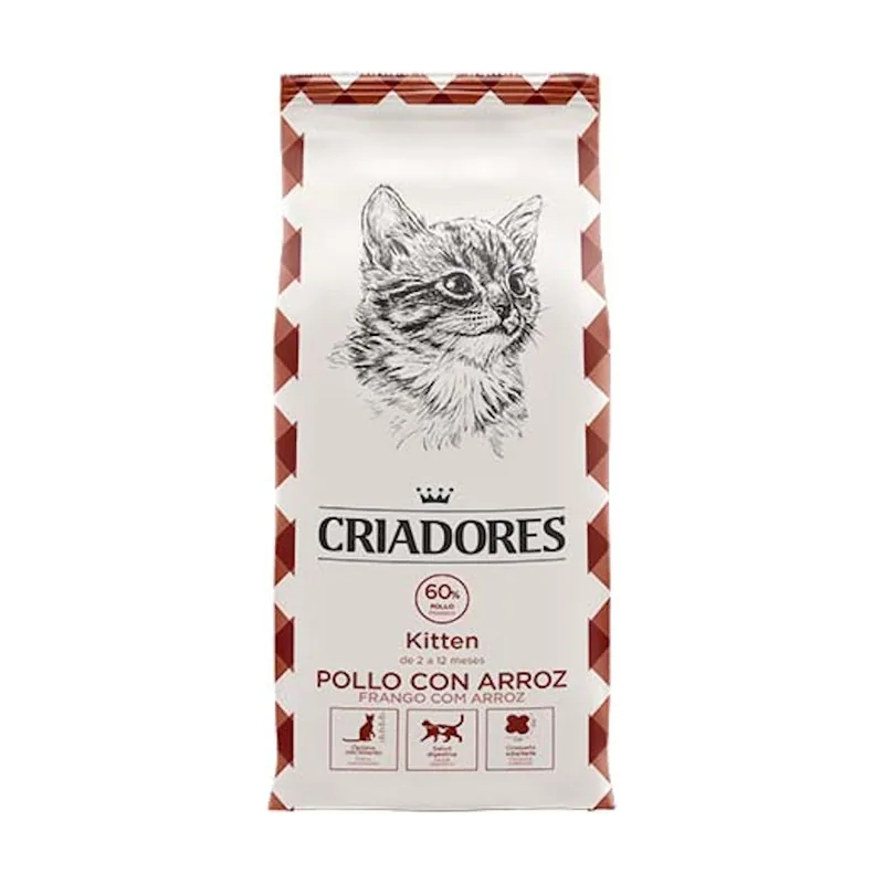 Criadores 2.5 kg Kitten Pollo y Arroz pienso
