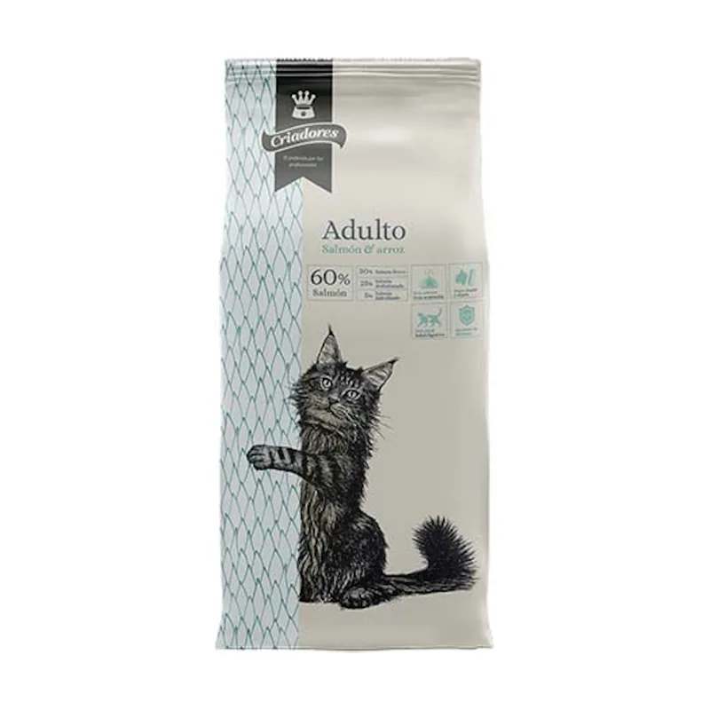 Criadores 2.5 kg Adulto Salmón y Arroz pienso